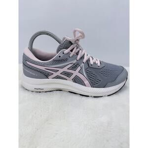 ASICS Gel-Contend 7 Womens Running Shoes Sheet Rock Pink Salt Size 7
